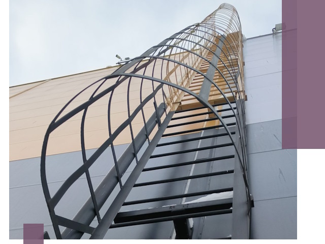 Изготовление и монтаж пожарных лестниц в Урае профессионально