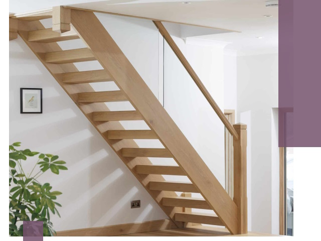 Изготовление деревянных лестниц под ключ в Урае для дома