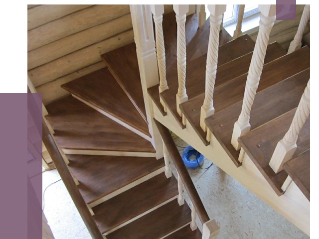 Реставрация деревянных лестниц в Урае от 4377 руб.