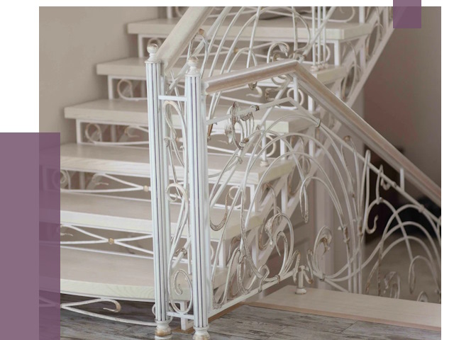Изготовление кованых лестниц на заказ в Урае от 88579 руб. | ПРОЛЁТ-Урй