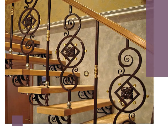 Изготовление кованых лестниц под ключ в Урае