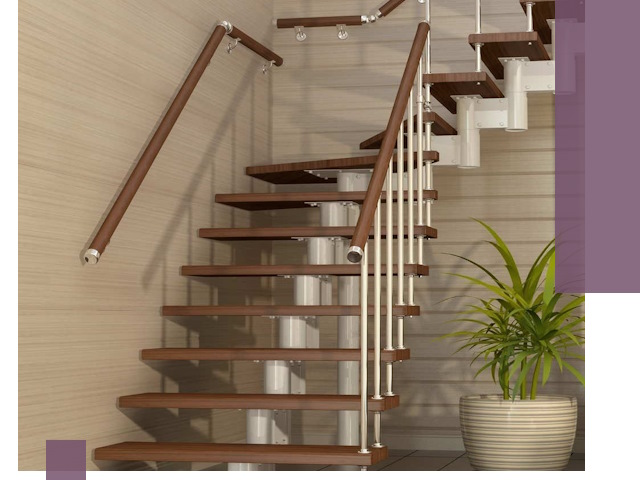 Изготовление модульных лестниц под ключ в Урае