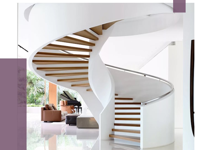 Винтовые лестницы в Урае под ключ от 49500 руб. | ПРОЛЁТ-Урй