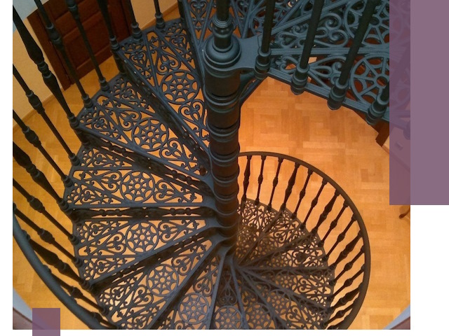 Винтовые лестницы под ключ в Урае: производство и монтаж