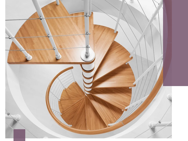 Изготовление винтовых лестниц под ключ в Урае