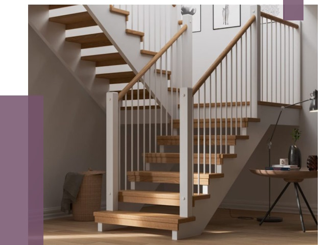 Маршевые лестницы в Урае от 38818 руб. — монтаж | ПРОЛЁТ-Урй