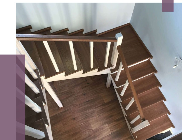 Изготовление П-образных лестниц в Урае от 15475 руб.