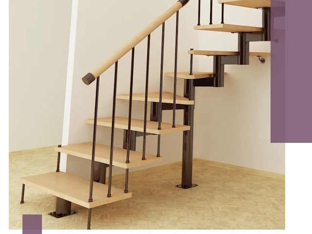 Монтаж лестниц на больцах в Урае — быстро и надежно