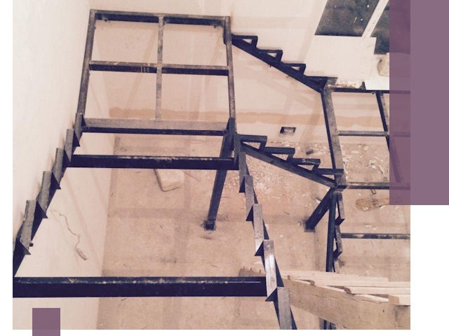 Монтаж лестниц на металлокаркасе в Урае быстро и качественно