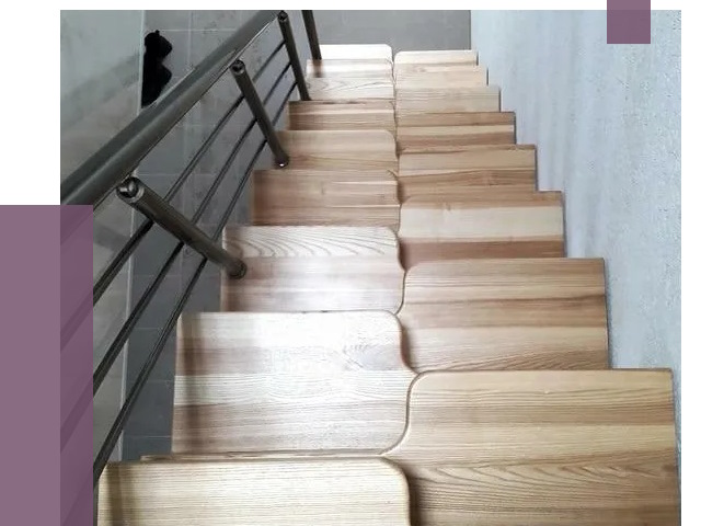 Лестницы гусиный шаг в Урае от 13287 руб. под ключ | ПРОЛЁТ-Урй