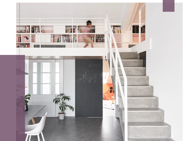 Лестницы для двухуровневой квартиры в Урае от 179762 руб. | ПРОЛЁТ-Урй