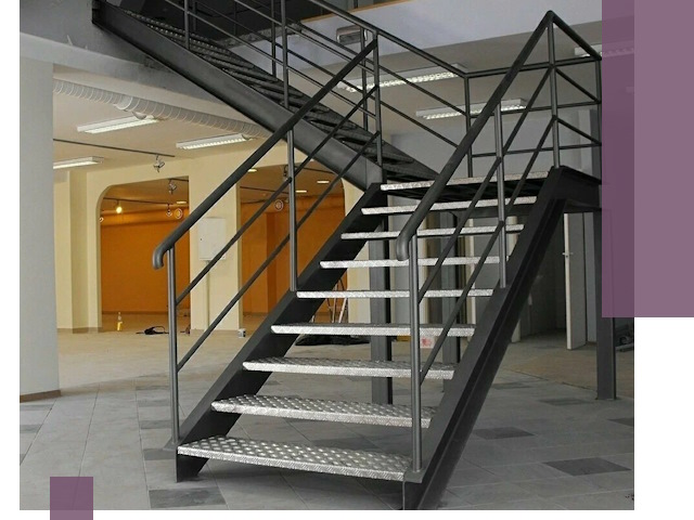 Лестницы для офиса в Урае: изготовление, монтаж, демонтаж