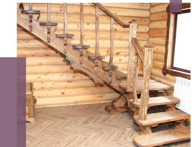 Лестницы в баню в Урае от 19487 руб. — изготовление | ПРОЛЁТ-Урй