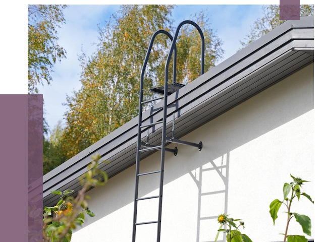 Лестницы на крышу в Урае от 19487 руб. — монтаж и монтаж ПРОЛЁТ-Урй