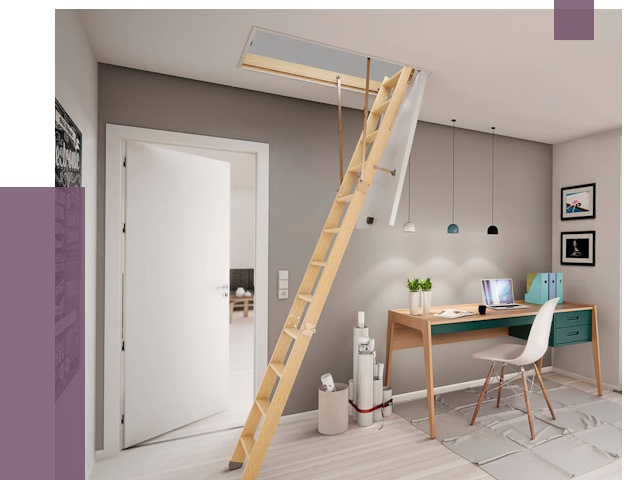 Чердачные лестницы в Урае — от 14850 руб. | ПРОЛЁТ-Урй