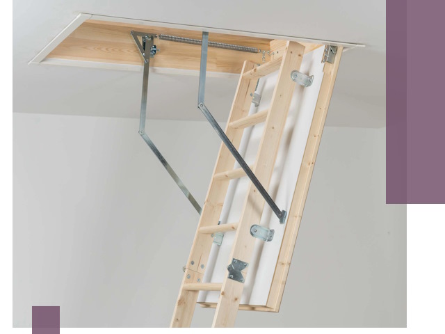 Установка чердачной лестницы под ключ в Урае