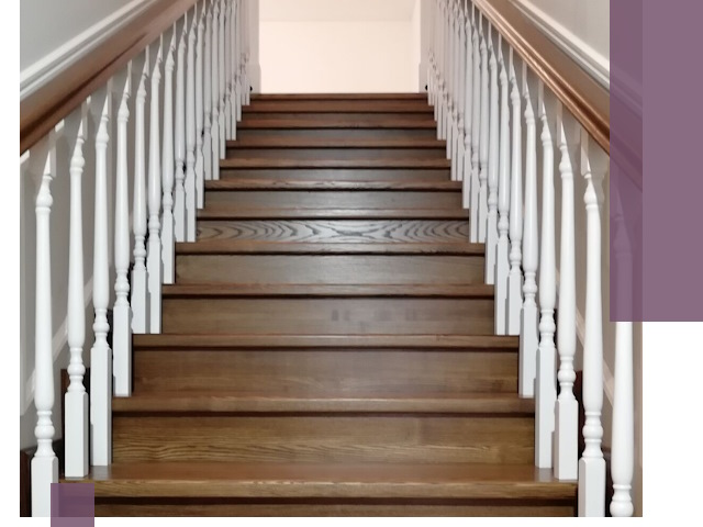 Лестницы из ясеня на заказ в Урае — изготовление и монтаж