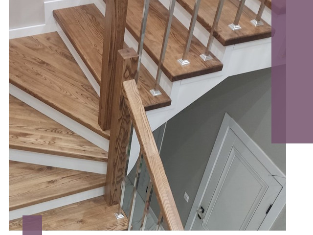 Обшивка металлических лестниц под ключ в Урае