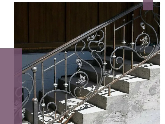 Кованые перила в Урае от 8858 руб. под ключ — качество от ПРОЛЁТ-Урй