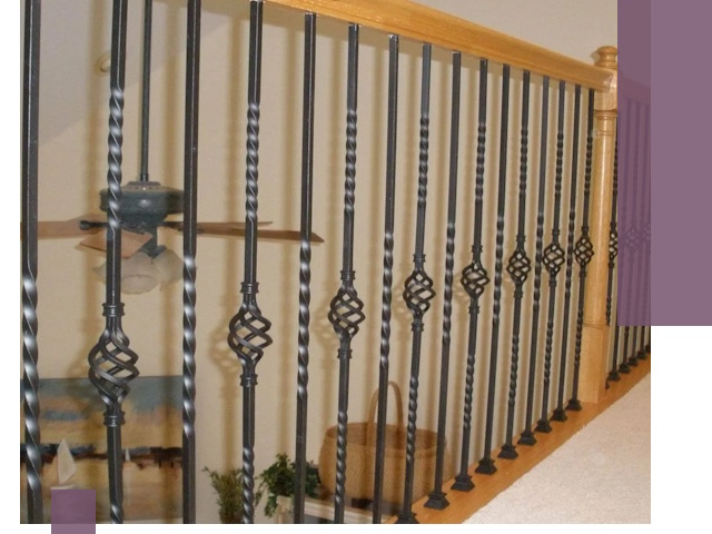 Изготовление и монтаж кованных перил в Урае под ключ