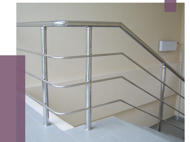 Алюминиевые перила в Урае от 6461 руб. под ключ | ПРОЛЁТ-Урй