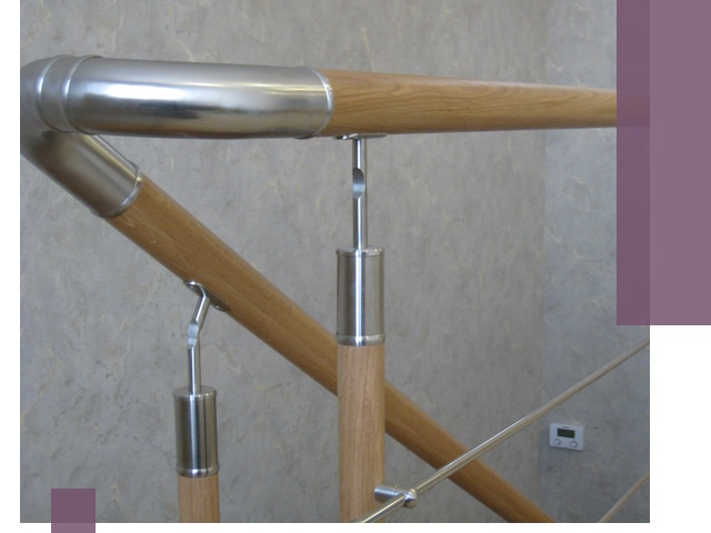 Комбинированные перила на заказ в Урае — монтаж и производство