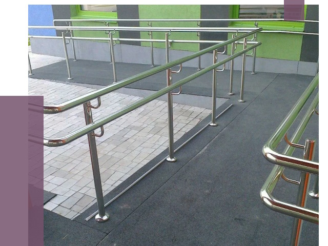 Ограждения пандусов в Урае от 4429 руб. монтаж | ПРОЛЁТ-Урй