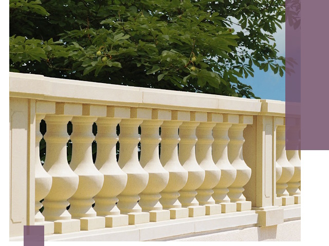 Установка балюстрады в Урае: изготовление и монтаж под ключ