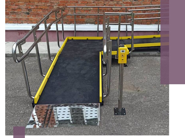 Изготовление наклонных пандусов для инвалидов в Урае