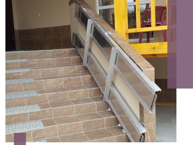 Откидные пандусы под ключ в Урае — монтаж и демонтаж