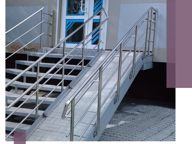 Пандус на крыльцо под ключ в Урае: монтаж и изготовление