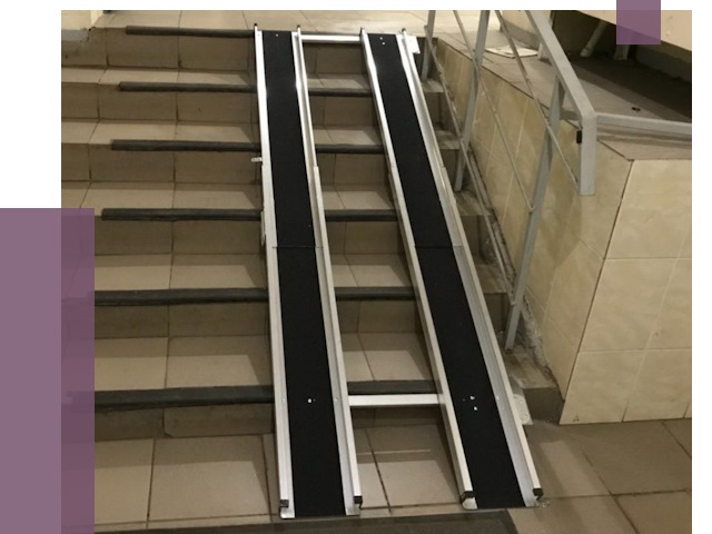 Установка пандуса в подъезд в Урае от 8128 руб. под ключ | ПРОЛЁТ-Урй