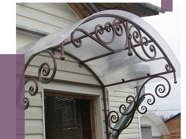 Изготовление козырьков в Урае от 7503 руб. — заказать | ПРОЛЁТ-Урй