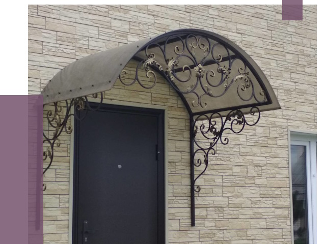 Ремонт козырьков в Урае от 7555 руб. | ПРОЛЁТ-Урй