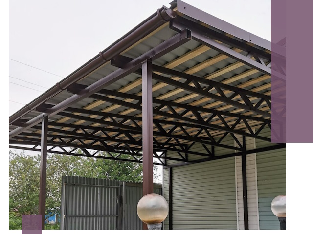 Навесы под ключ в Урае: изготовление, монтаж и гарантия