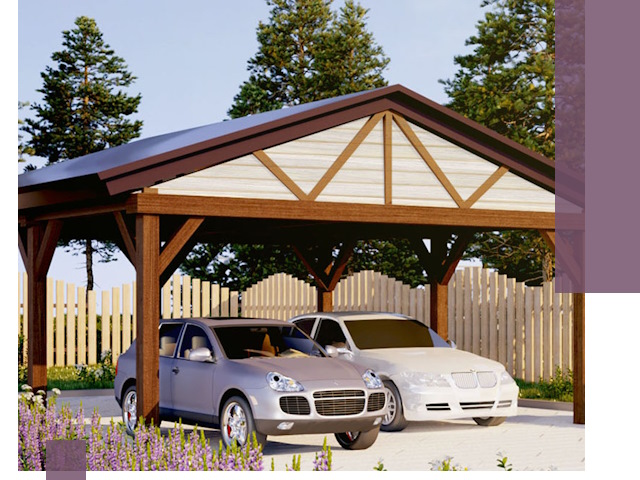 Навесы для автомобиля в Урае — изготовление и монтаж