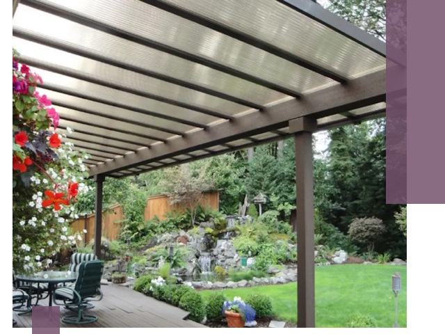 Навесы из поликарбоната под ключ в Урае быстро и надёжно