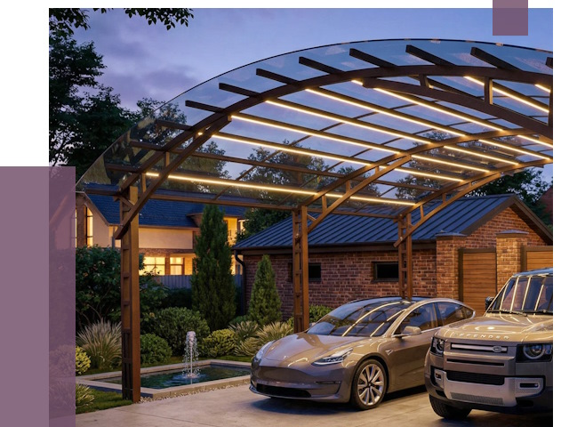 Металлические навесы в Урае от 12922 руб. под ключ — ПРОЛЁТ-Урй