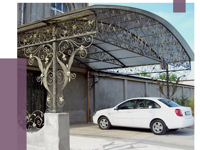 Кованые навесы в Урае от 14850 руб. | ПРОЛЁТ-Урй