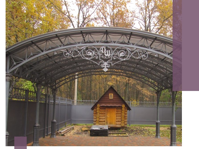 Кованые навесы премиум-класса под заказ в Урае