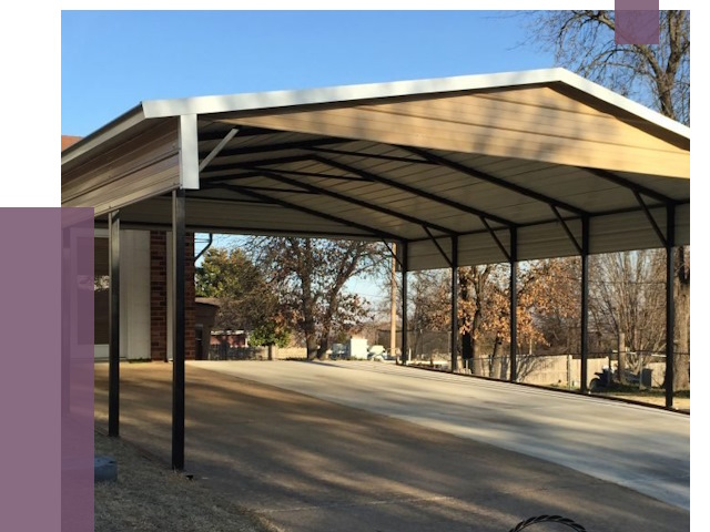 Двускатные навесы в Урае от 8180 руб.  | ПРОЛЁТ-Урй