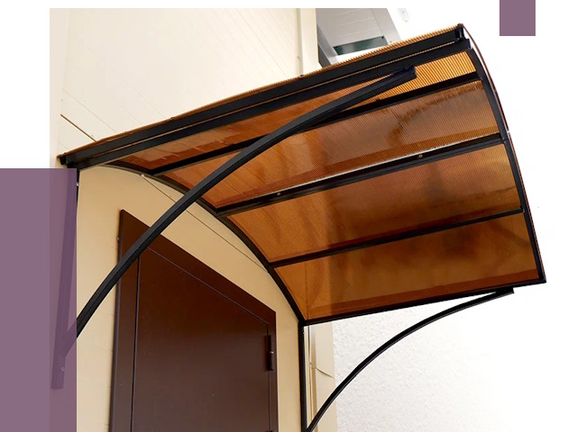 Недорогие козырьки в Урае от 7732 руб.  | ПРОЛЁТ-Урй