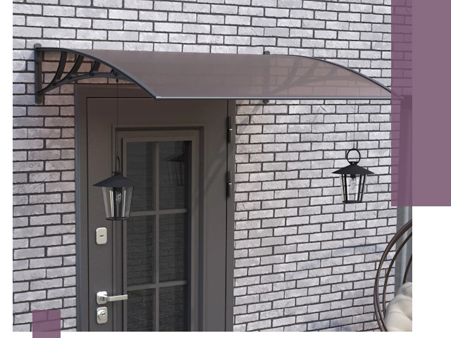 Недорогие козырьки и навесы под ключ в Урае