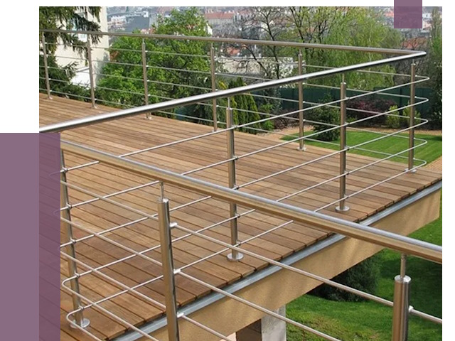 Алюминиевые парапеты в Урае под ключ от 7920 руб. 