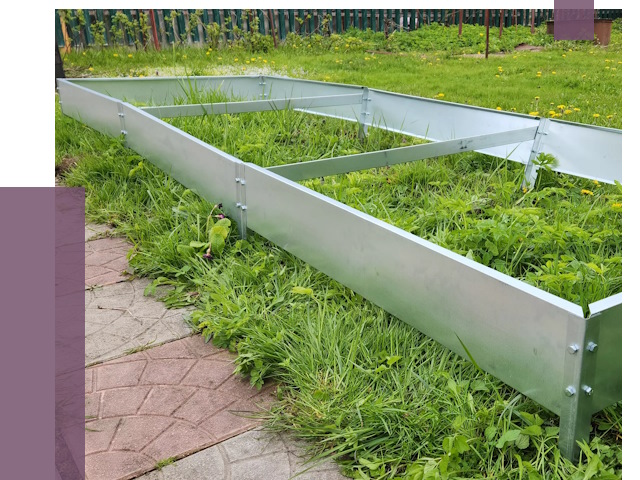 Металлические бордюры для грядок в Урае от 1824 руб. 
