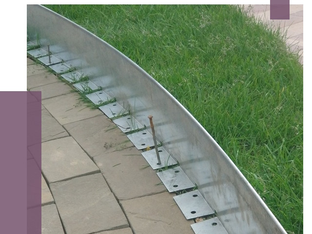 Металлические бордюры для тротуаров в Урае от 8858 руб.