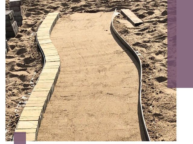 Металлические бордюры для тротуаров в Урае — прочные и долговечные