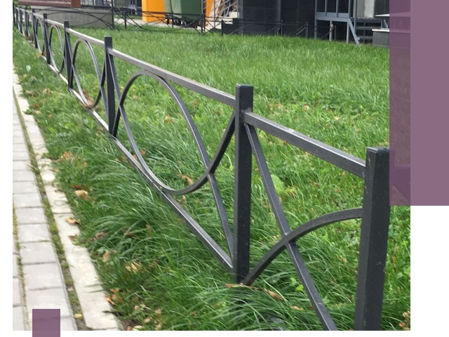Газонные ограждения из металла в Урае — монтаж и продажа