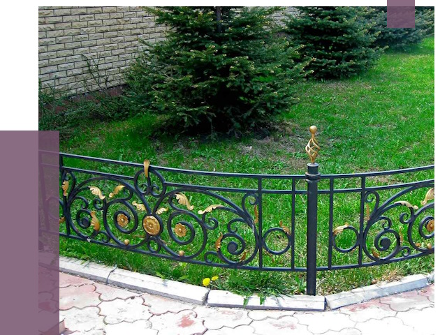 Кованые газонные ограждения в Урае от 7764 руб. — ПРОЛЁТ-Урй