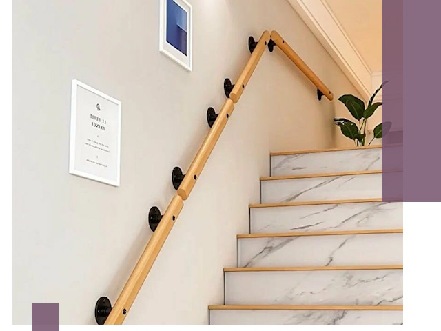 Поручни металлические и деревянные под ключ в Урае